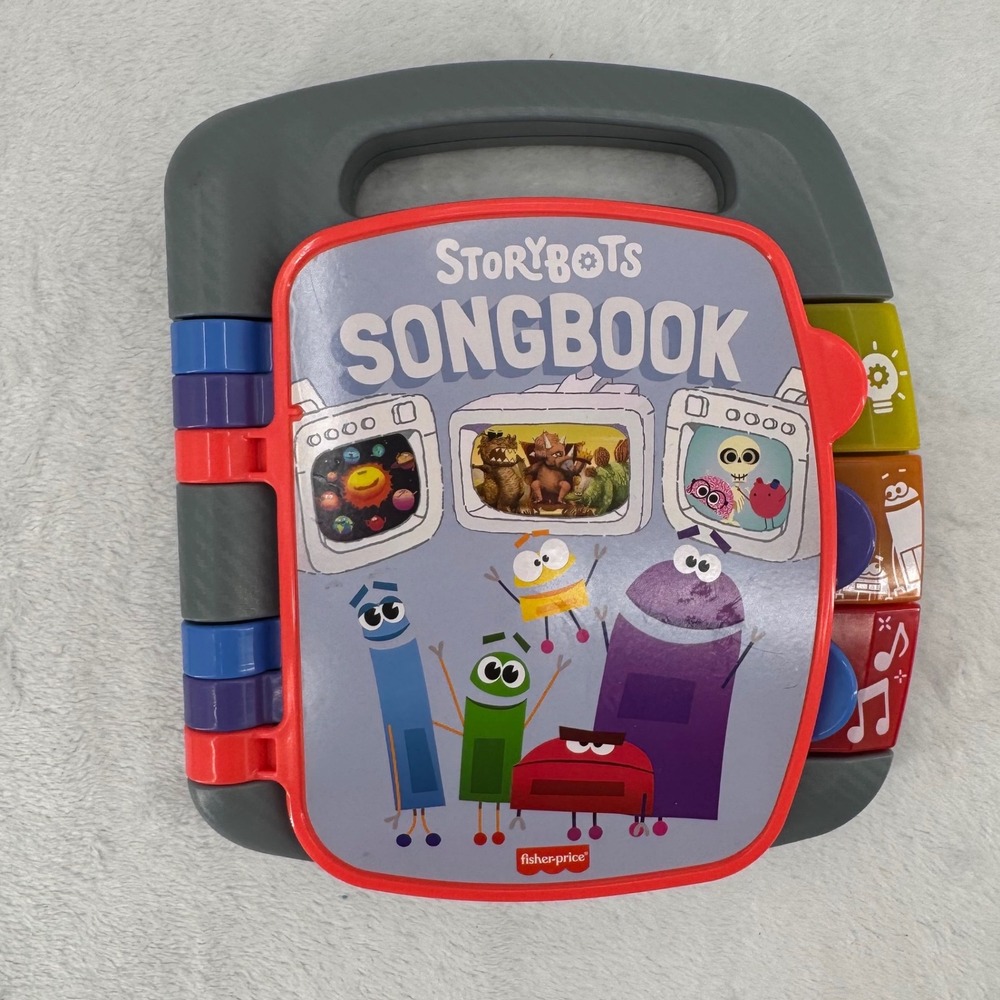 Fisher Price StoryBots Songbook Electronic Learning Book Toy W/ Lights & Sounds